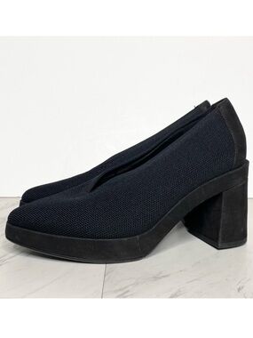 Eileen Fisher Signy Black Knit Pump 7 1/2 M